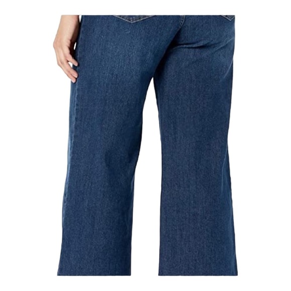 GLORIA Vanderbilt Amanda Wide Leg Crop Blue Jeans Size 6 - Picture 2 of 6